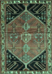 Persian Turquoise Traditional Rug, tr299turq
