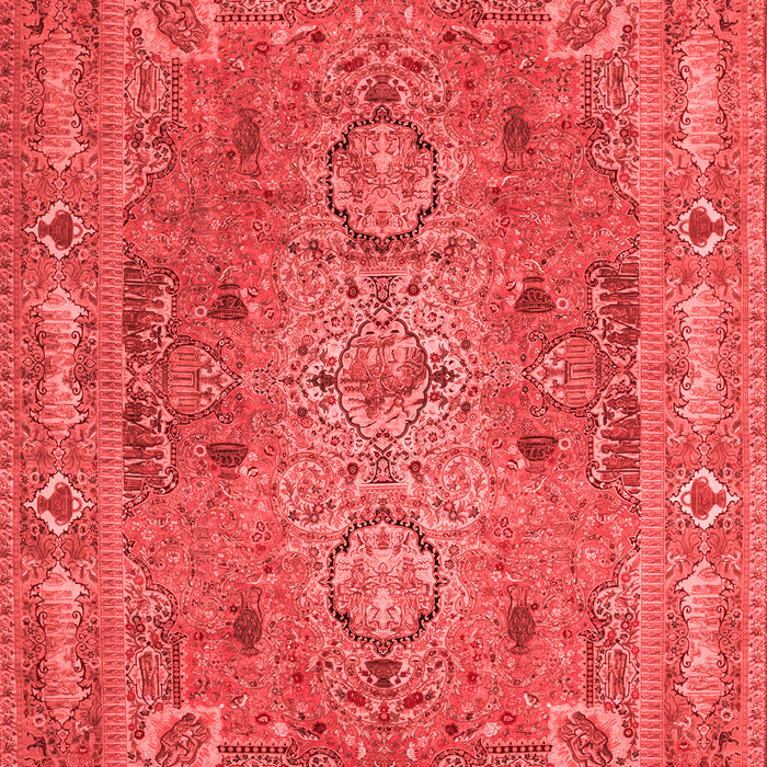 Persian Red Traditional Area Rugs