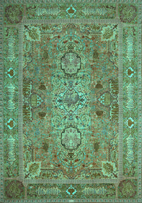 Persian Turquoise Traditional Rug, tr29turq