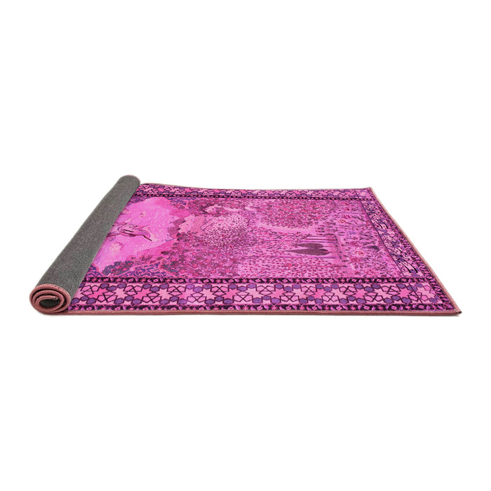 Sideview of Persian Pink Traditional Rug, tr2pnk