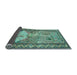 Sideview of Persian Light Blue Traditional Rug, tr2lblu