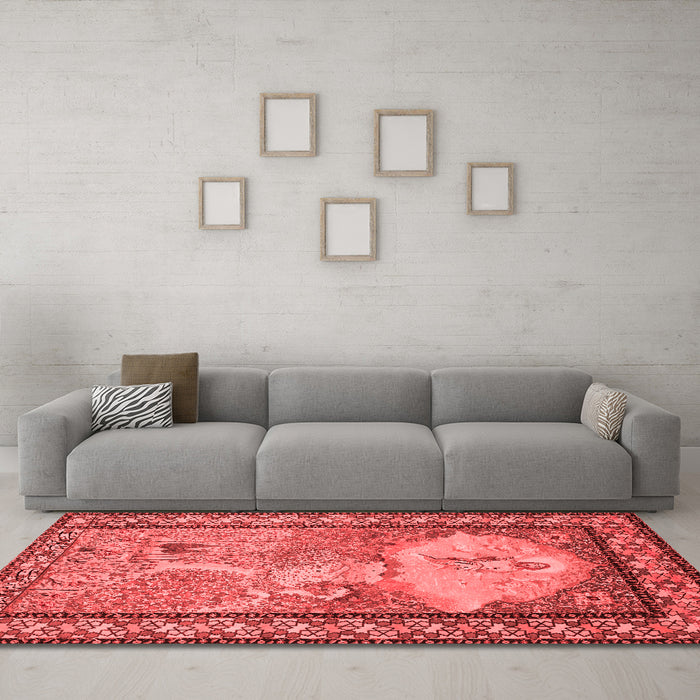 Traditional Red Washable Rugs