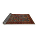 Sideview of Traditional Brown Persian Rug, tr30