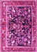 Machine Washable Animal Pink Traditional Rug, wshtr3000pnk