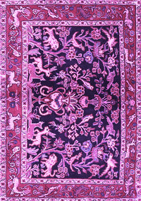 Animal Purple Traditional Rug, tr3000pur