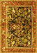 Animal Yellow Traditional Rug, tr3000yw