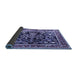 Sideview of Animal Blue Traditional Rug, tr3000blu