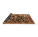 Sideview of Animal Brown Traditional Rug, tr3000brn