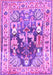 Machine Washable Animal Purple Traditional Area Rugs, wshtr3001pur