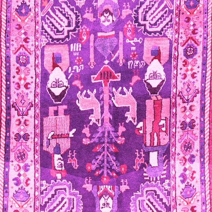 Animal Pink Traditional Rug, tr3001pnk