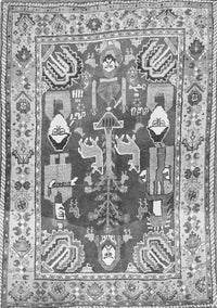 Animal Gray Traditional Rug, tr3001gry