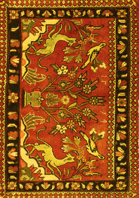 Persian Yellow Traditional Rug, tr3002yw