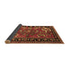 Sideview of Persian Brown Traditional Rug, tr3002brn