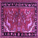 Square Persian Purple Traditional Rug, tr3002pur