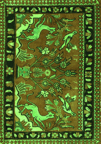 Persian Green Traditional Rug, tr3002grn