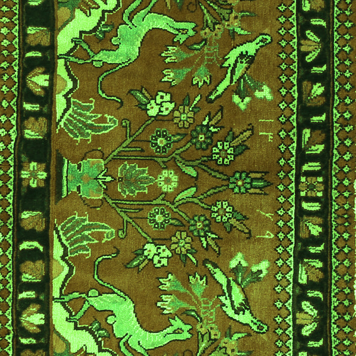 Persian Green Traditional Rug, tr3002grn