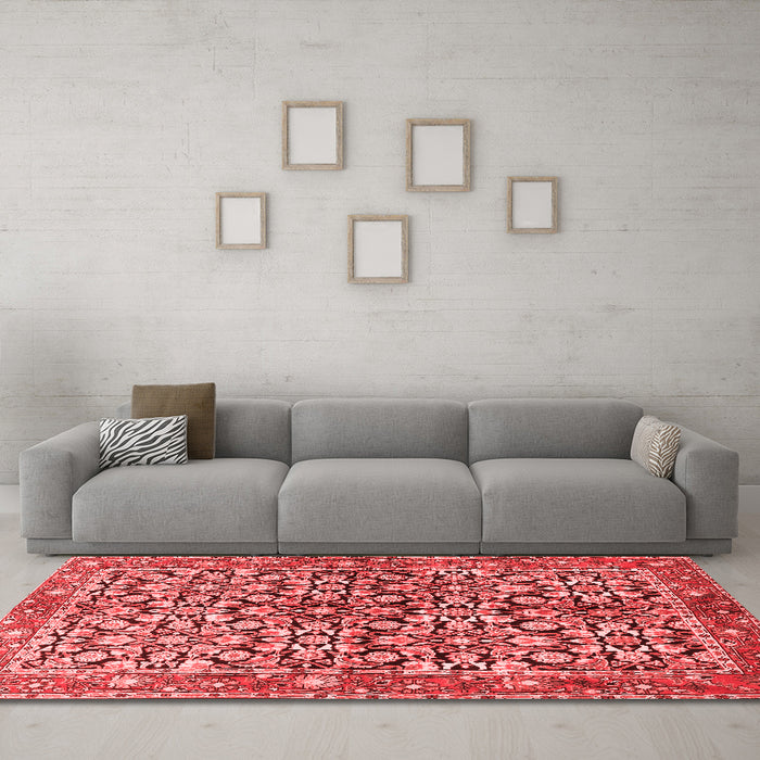 Traditional Red Washable Rugs