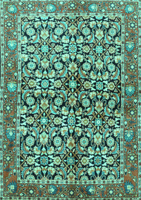 Persian Turquoise Traditional Rug, tr3003turq