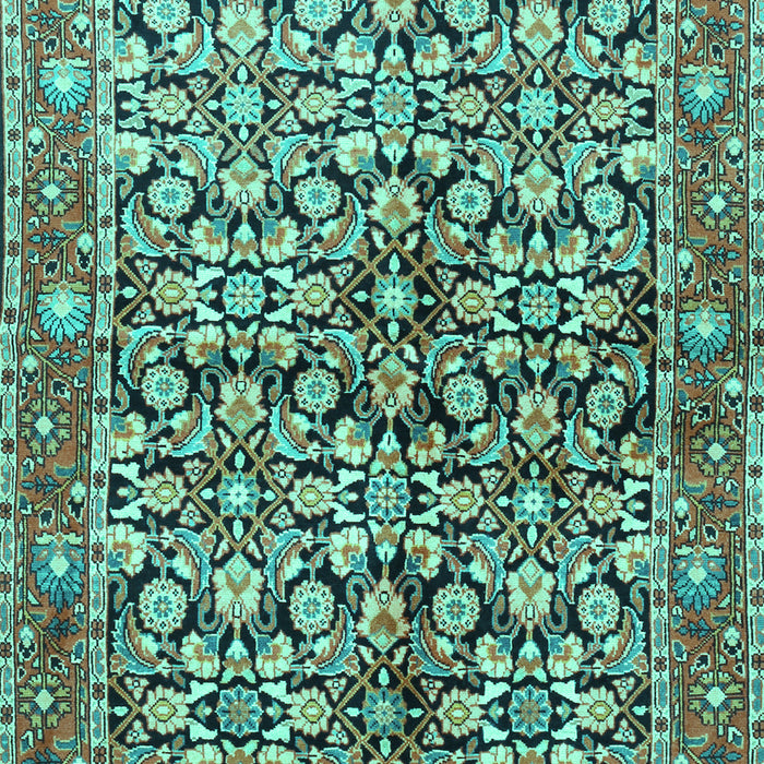 Persian Turquoise Traditional Rug, tr3003turq