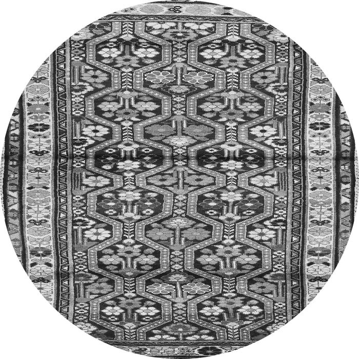 Square Persian Gray Traditional Rug, tr3004gry