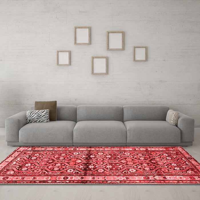 Traditional Red Washable Rugs