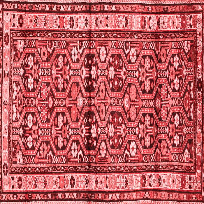 Machine Washable Persian Red Traditional Rug, wshtr3004red