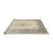 Sideview of Machine Washable Traditional Light French Beige Brown Rug, wshtr3005