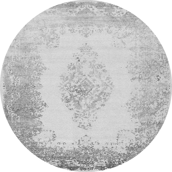 Square Persian Gray Traditional Rug, tr3005gry