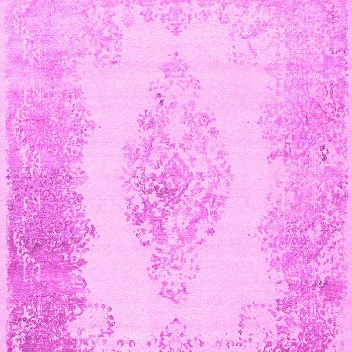 Machine Washable Persian Pink Traditional Rug, wshtr3005pnk