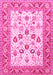 Oriental Pink Traditional Rug, tr3006pnk