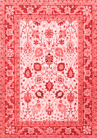 Oriental Red Traditional Rug, tr3006red