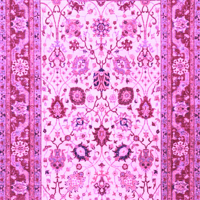 Machine Washable Oriental Purple Traditional Area Rugs, wshtr3006pur