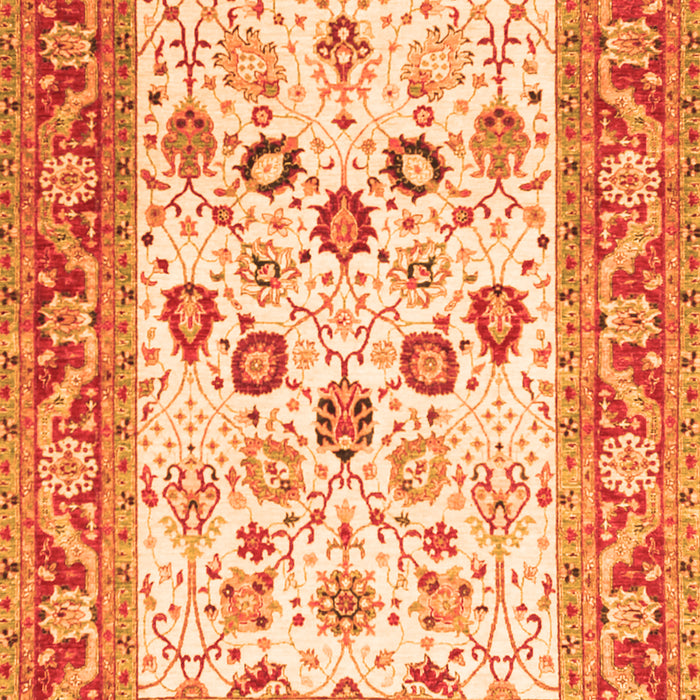 Oriental Orange Traditional Rug, tr3006org