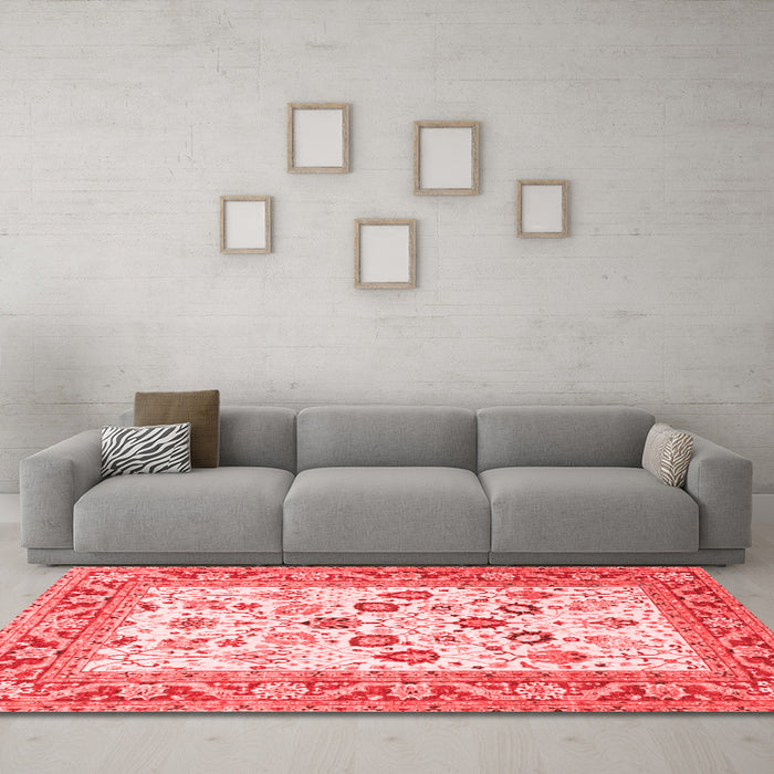 Traditional Red Washable Rugs