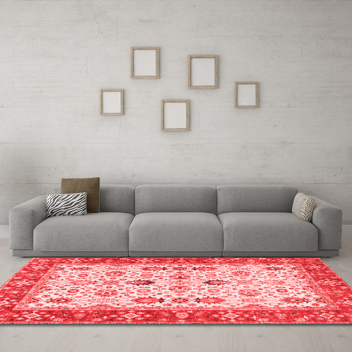 Traditional Red Washable Rugs