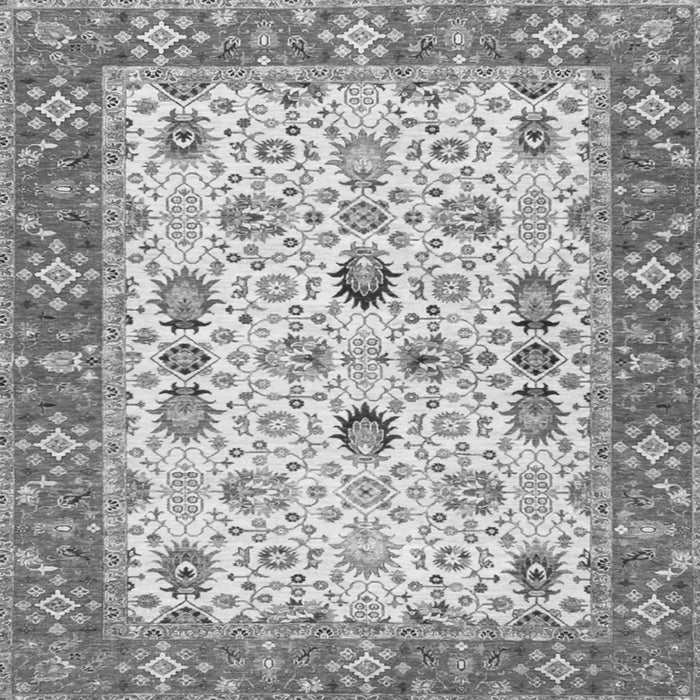 Serging Thickness of Oriental Gray Traditional Rug, tr3007gry