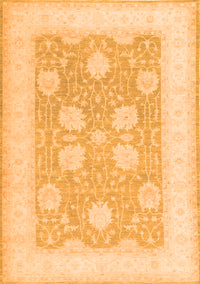 Oriental Orange Traditional Rug, tr3009org