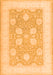 Oriental Orange Traditional Rug, tr3009org