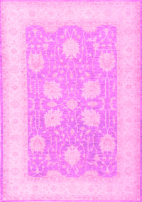 Oriental Pink Traditional Rug, tr3009pnk