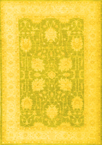 Oriental Yellow Traditional Rug, tr3009yw