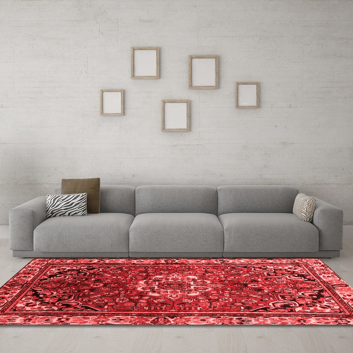 Traditional Red Washable Rugs