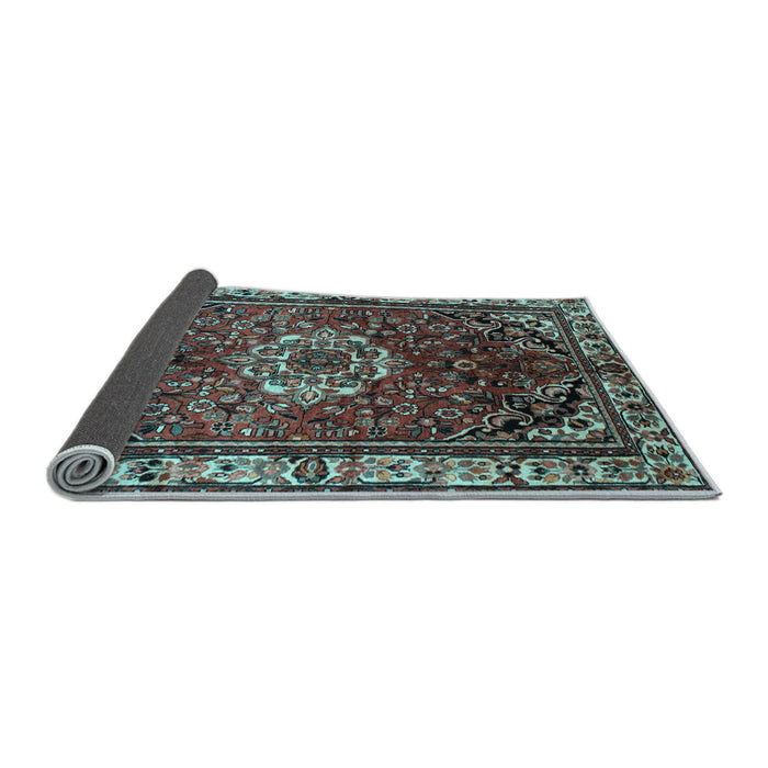 Sideview of Persian Light Blue Traditional Rug, tr300lblu
