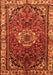 Persian Orange Traditional Rug, tr300org