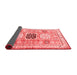 Geometric Red Traditional Area Rugs