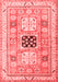 Geometric Red Traditional Area Rugs