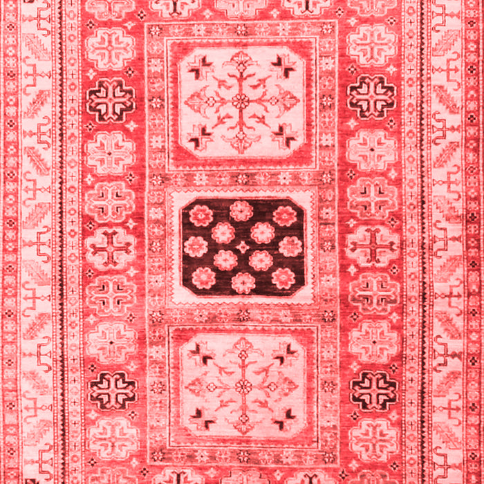 Geometric Red Traditional Area Rugs