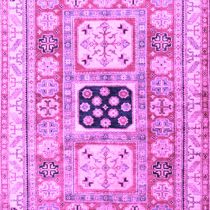 Geometric Purple Traditional Rug, tr3010pur