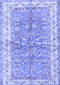 Oriental Blue Traditional Rug, tr3011blu