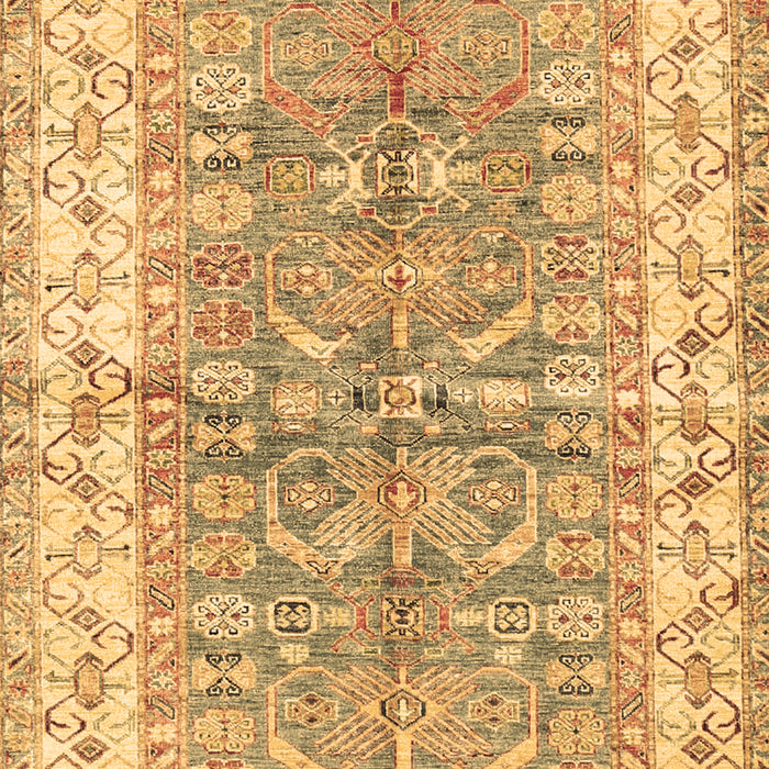 Machine Washable Oriental Brown Traditional Rug, wshtr3011brn