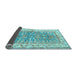 Sideview of Oriental Light Blue Traditional Rug, tr3011lblu